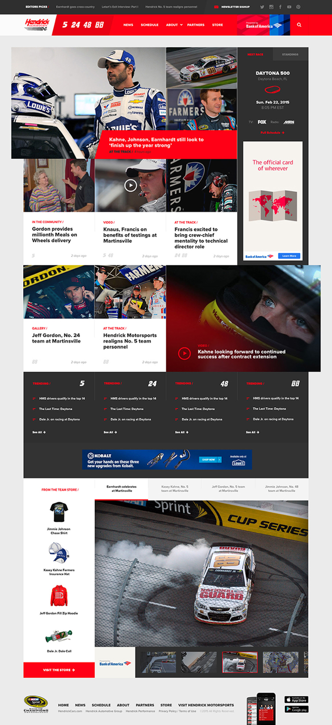 Hendrick Motorsports screenshot
