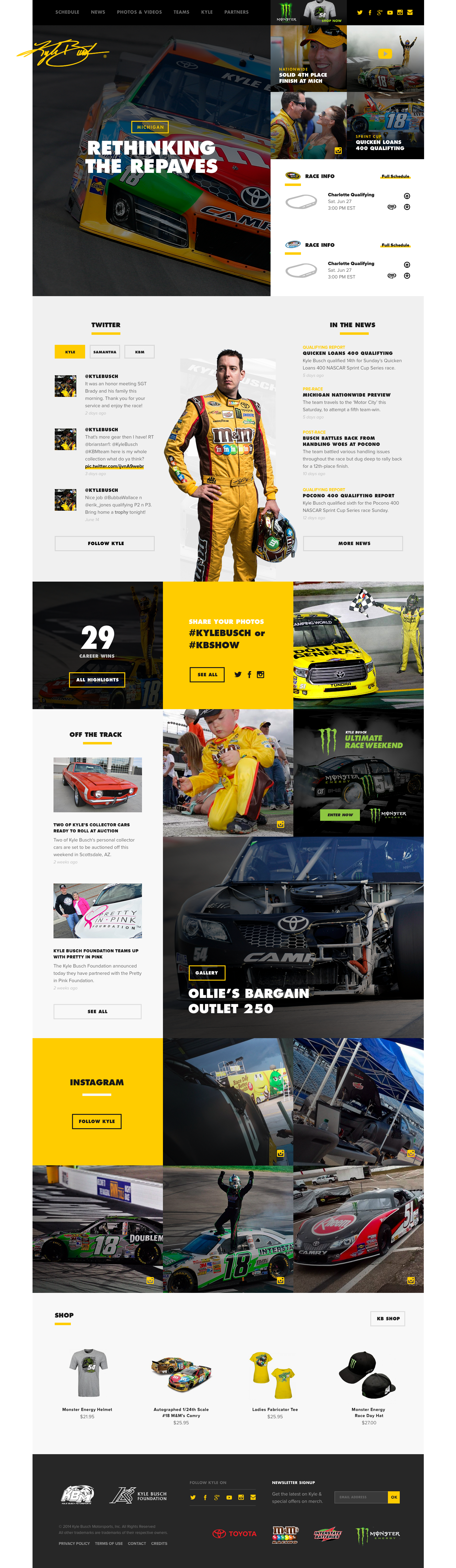 Kyle Busch Motorsports screenshot
